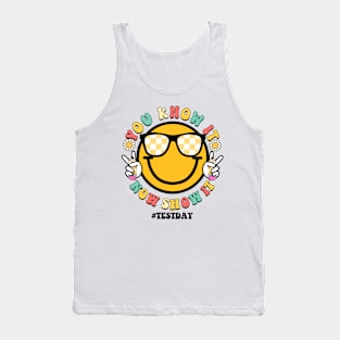 Groovy You Know It Now Show It Testing Day  Kids Funny Tank Top